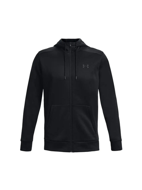 Felpa Under Armour ARMOUR FLEECE FZ HOODIE Uomo - Nero