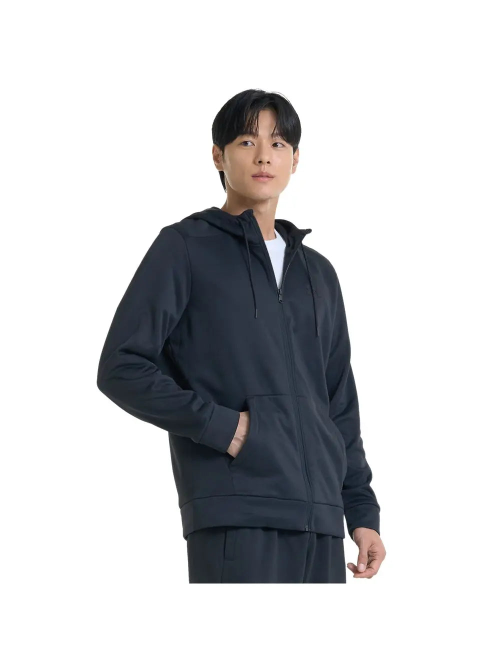 Felpa Under Armour ARMOUR FLEECE FZ HOODIE Uomo - Nero