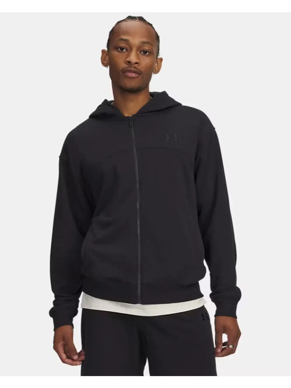 Felpa Under Armour UA Rival Lightweight Uomo - Nero