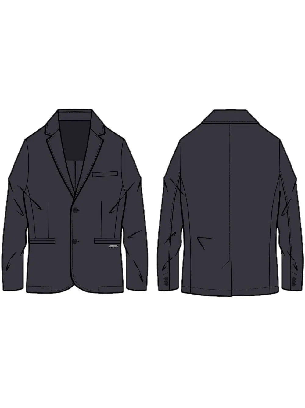 Giacca Guess PUNTO MILANO LS BLAZER Monaco Ponte Bambino - Blu