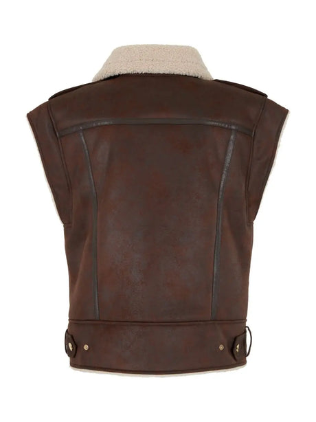 Gilet Yes Zee Donna - Marrone
