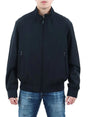 Giubbino Armani Blouson fullzip in tessuto stretch Uomo - Navy