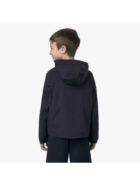 Giubbino K-Way JACK STRETCH NYLON JERSEY Bambino - Blu