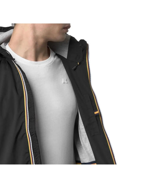 Giubbino K-Way JACK STRETCH NYLON Uomo - Nero