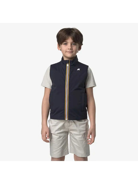 Giubbino K-Way VALEN STRETCH NYLON JERSEY Bambino - Blu