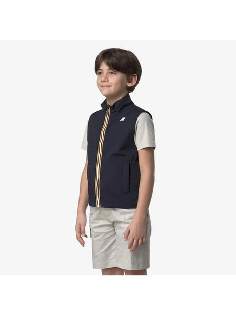 Giubbino K-Way VALEN STRETCH NYLON JERSEY Bambino - Blu