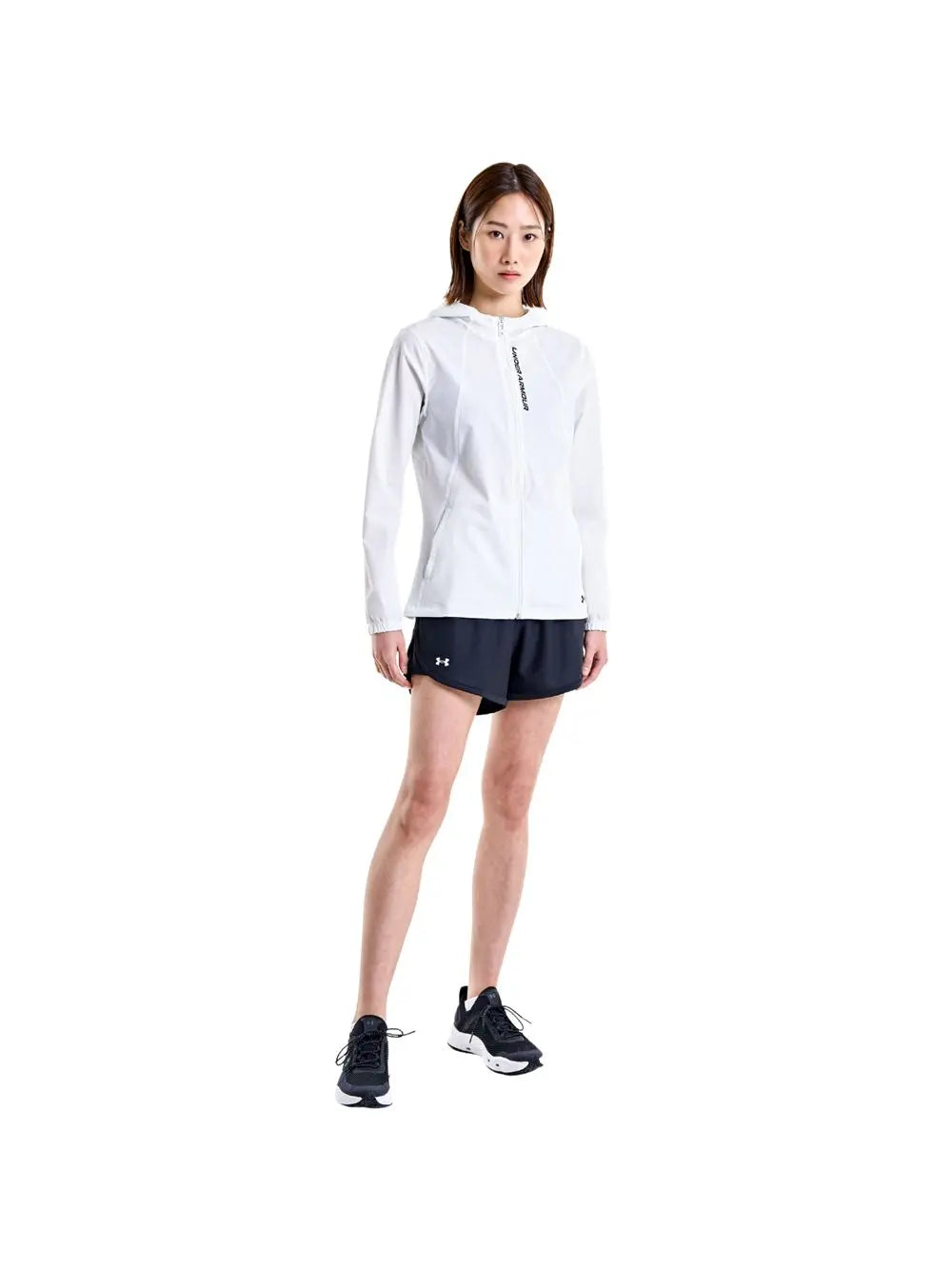Giubbino Under Armour OUTRUN THE STORM Donna - Bianco