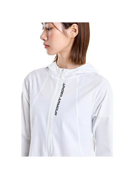 Giubbino Under Armour OUTRUN THE STORM Donna - Bianco