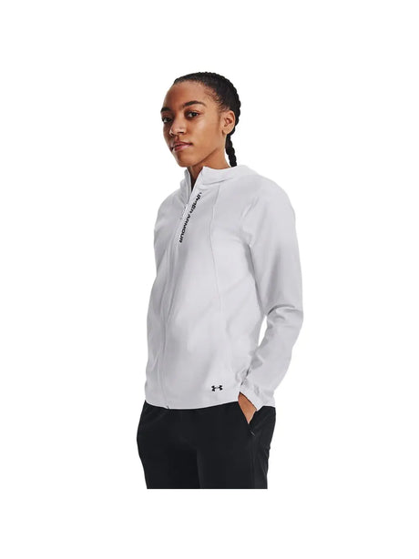 Giubbino Under Armour OUTRUN THE STORM Donna - Bianco