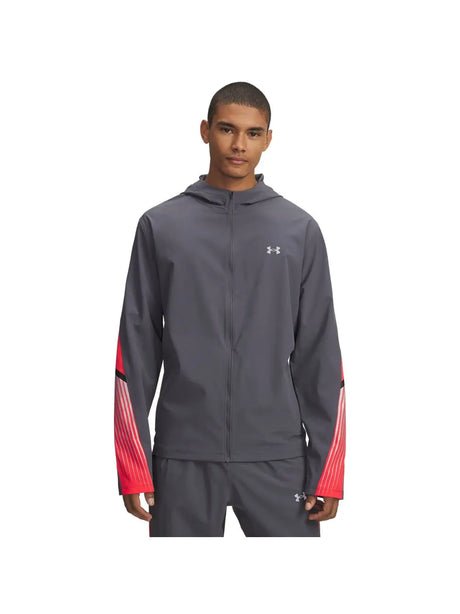 Giubbino Under Armour VELOCITI STORM HOODED Uomo - Grigio