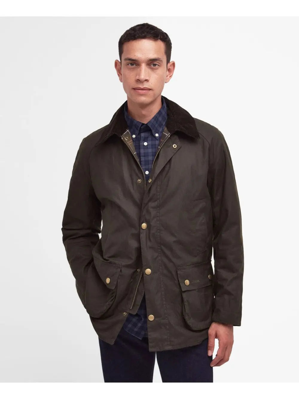 Giubbotto Barbour ashby wax Uomo - Oliva