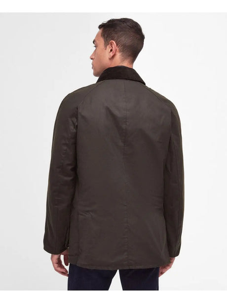 Giubbotto Barbour ashby wax Uomo - Oliva