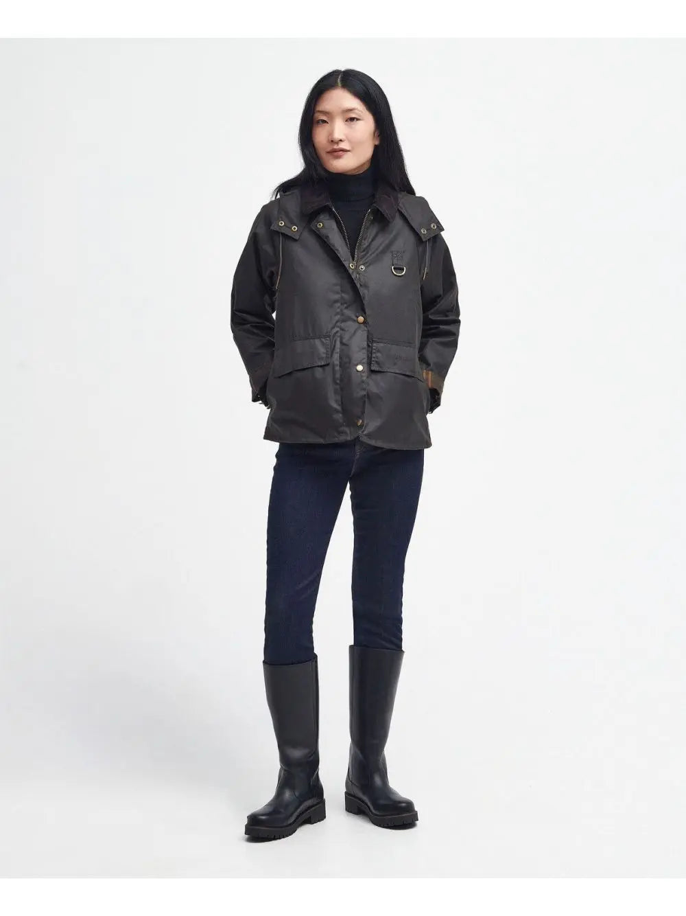 Giubbotto Barbour avon wax Donna - Oliva