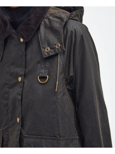 Giubbotto Barbour avon wax Donna - Oliva