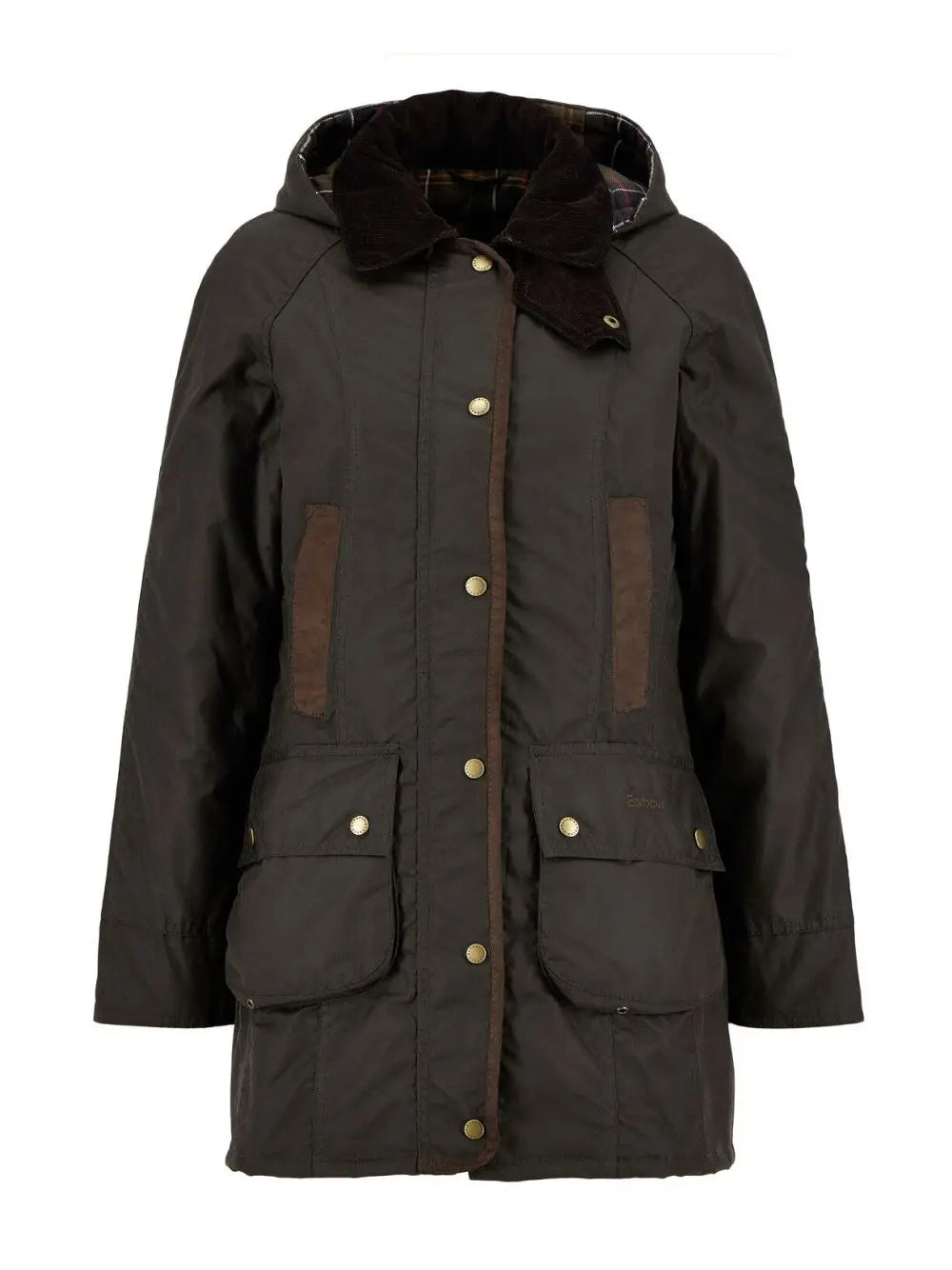 Giubbotto Barbour bower wax Donna - Oliva
