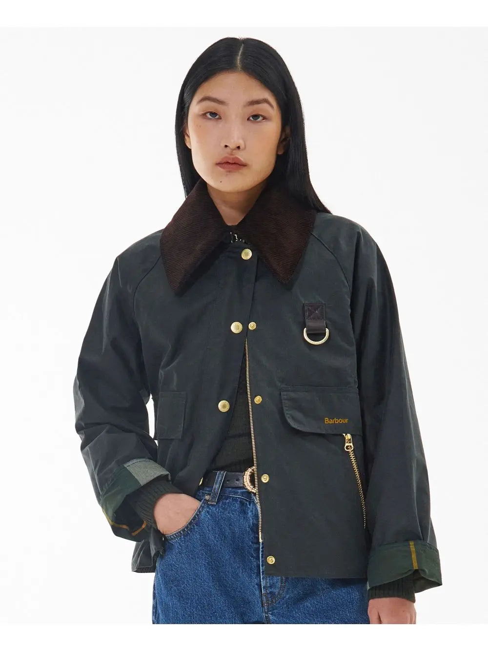Giubbotto Barbour catton wax Donna - Marrone