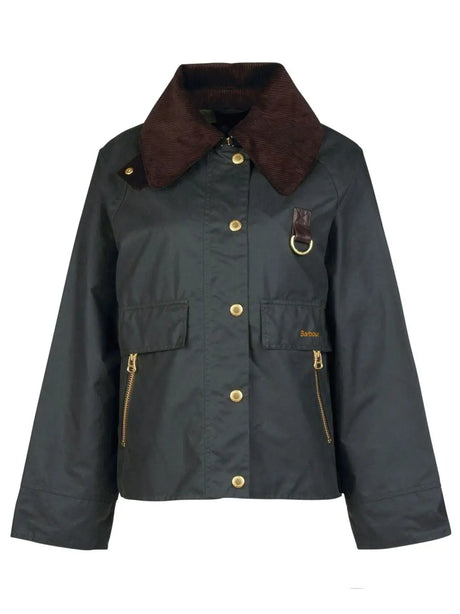 Giubbotto Barbour catton wax Donna - Marrone