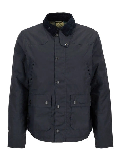 Giubbotto Barbour reelin wax Uomo - Navy