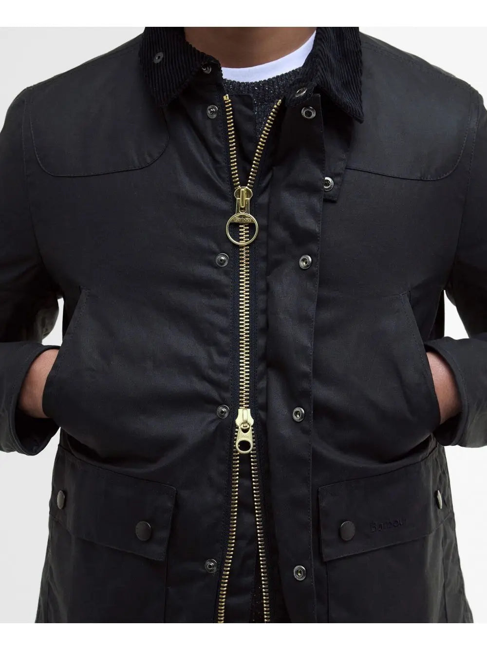 Giubbotto Barbour reelin wax Uomo - Navy