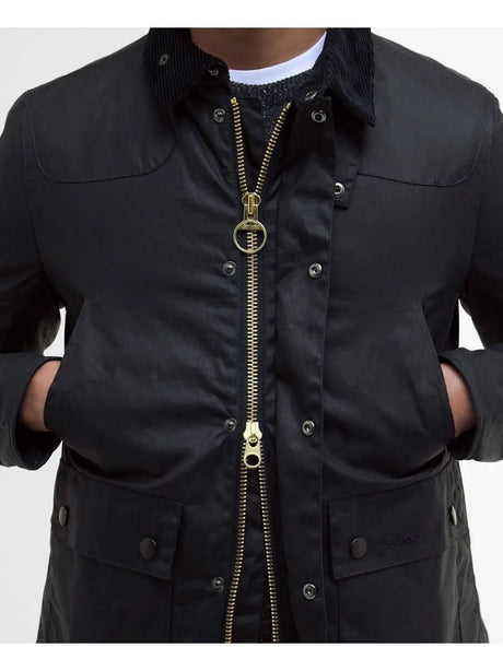 Giubbotto Barbour reelin wax Uomo - Navy