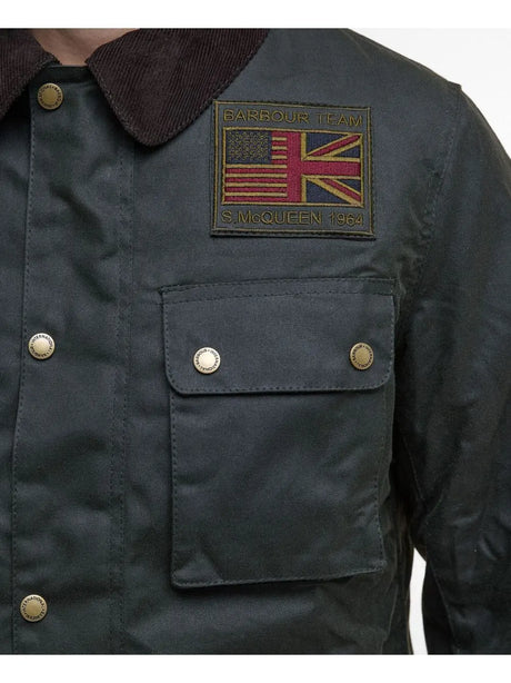 Giubbotto Barbour workers wax Uomo - Marrone