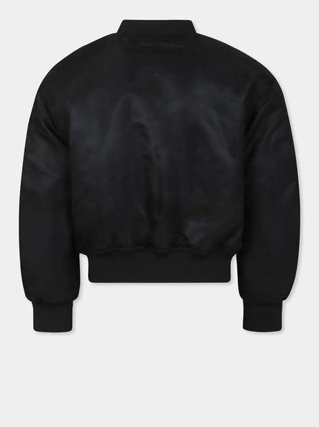 Giubbotto Calvin Klein Bambino Padded Boxy Bomber Nero Calvin Klein  Angolo dello Sport