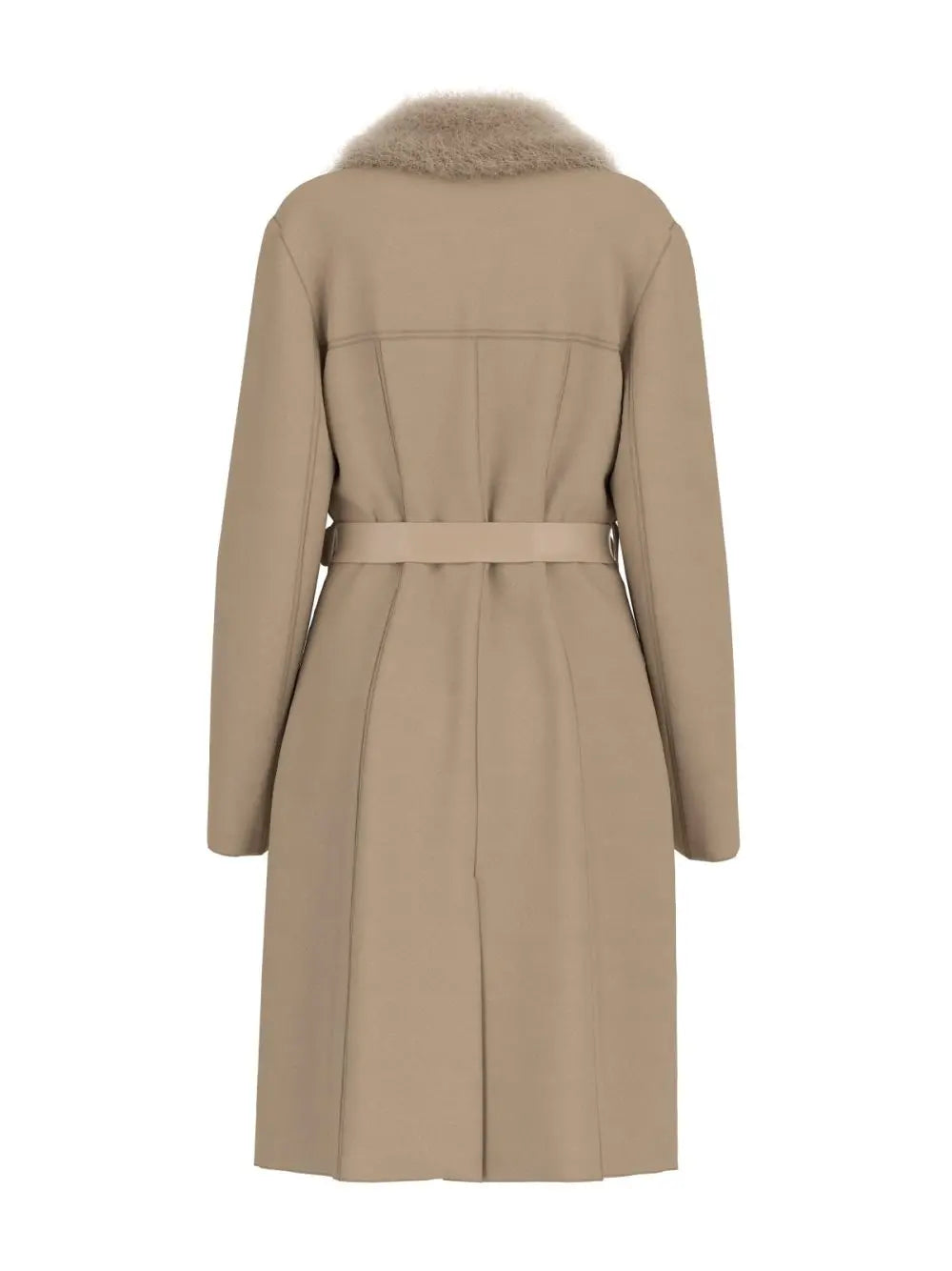 Giubbotto Guess New Patrice Belted Coat Donna - Marrone