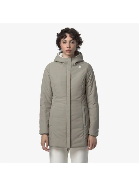 Giubbotto K-Way DENISE ST WARM DOUBLE Donna - Bianco