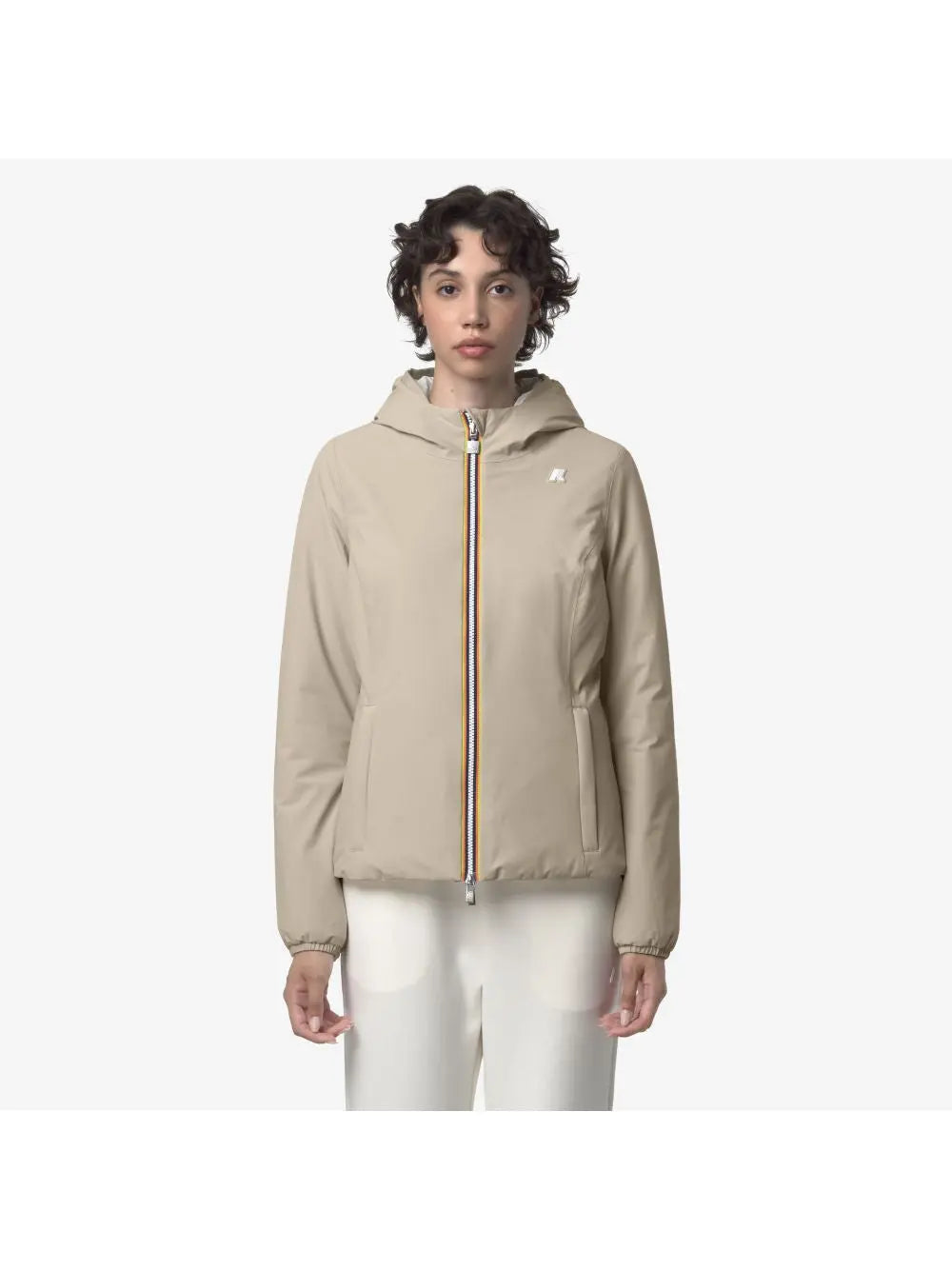 Giubbotto K-Way Lily St Warm Double Donna - Beige