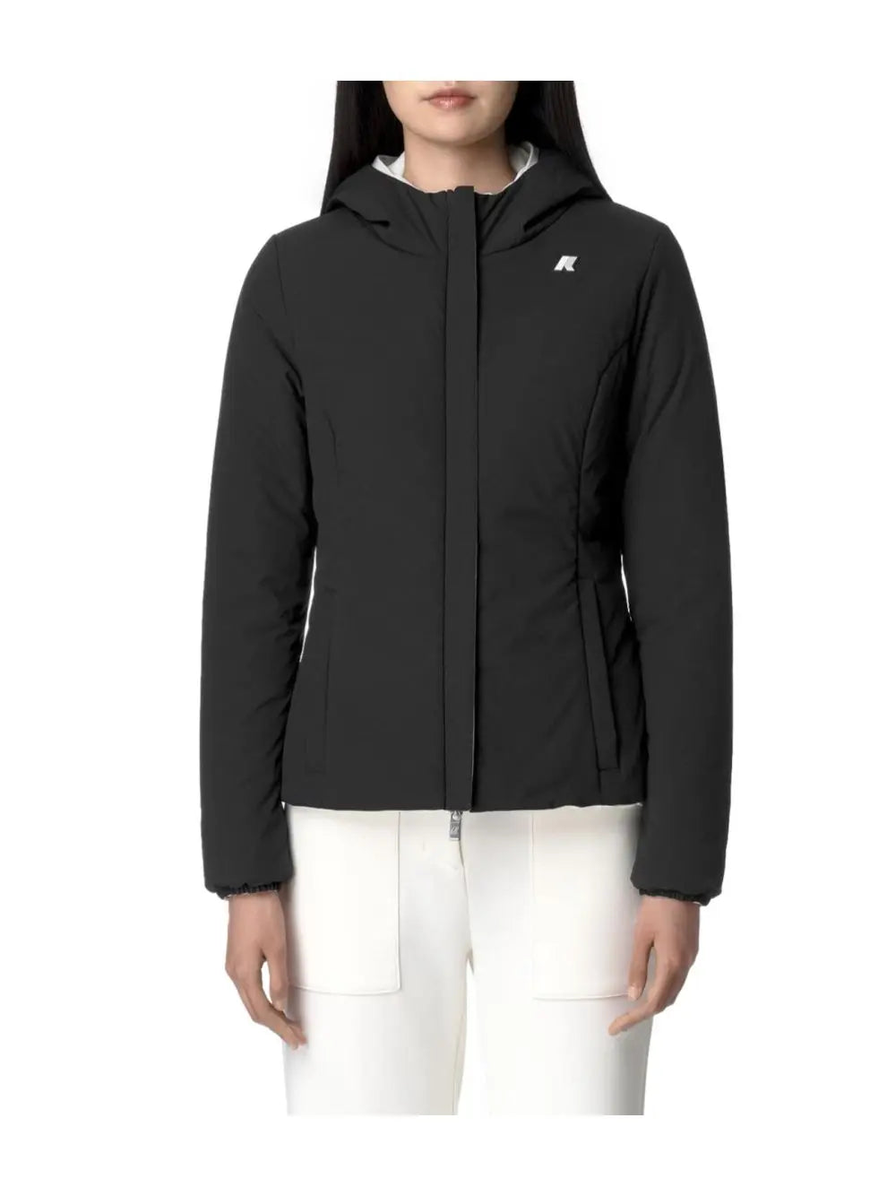 Giubbotto K-Way Lily St Warm Double Donna - Bianco