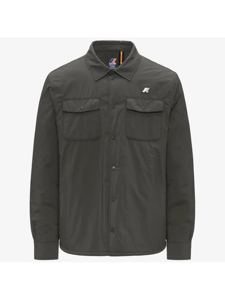 Giubbotto K-Way UMBERT PLAIN WARM Uomo - Verde