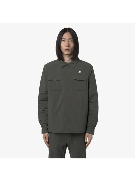Giubbotto K-Way UMBERT PLAIN WARM Uomo - Verde