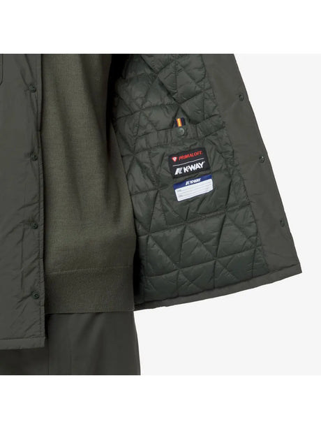 Giubbotto K-Way UMBERT PLAIN WARM Uomo - Verde