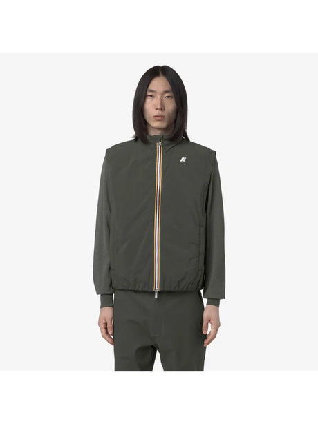 Giubbotto K-Way VALEN PLAIN WARM Uomo - Verde