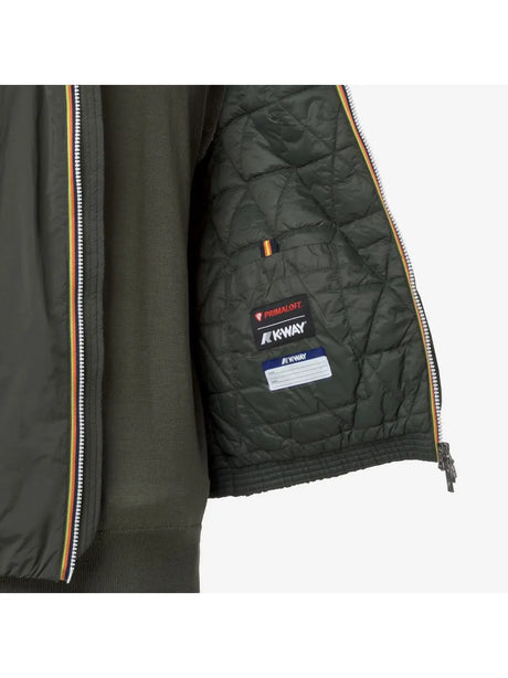 Giubbotto K-Way VALEN PLAIN WARM Uomo - Verde