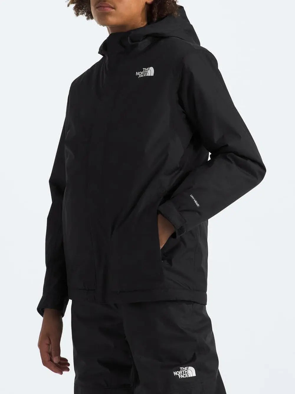 Giubbotto The North Face Bambino Snowquest Nero The North Face  Angolo dello Sport