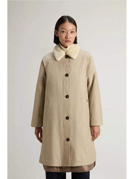 Giubbotto Woolrich ALL WEATHER COAT 3IN1 Donna - Beige