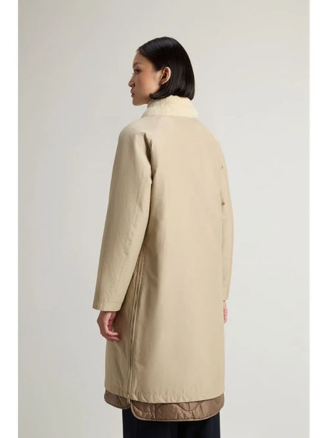 Giubbotto Woolrich ALL WEATHER COAT 3IN1 Donna - Beige