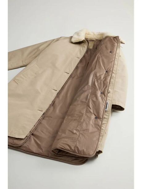 Giubbotto Woolrich ALL WEATHER COAT 3IN1 Donna - Beige