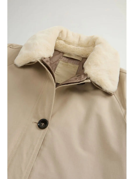 Giubbotto Woolrich ALL WEATHER COAT 3IN1 Donna - Beige