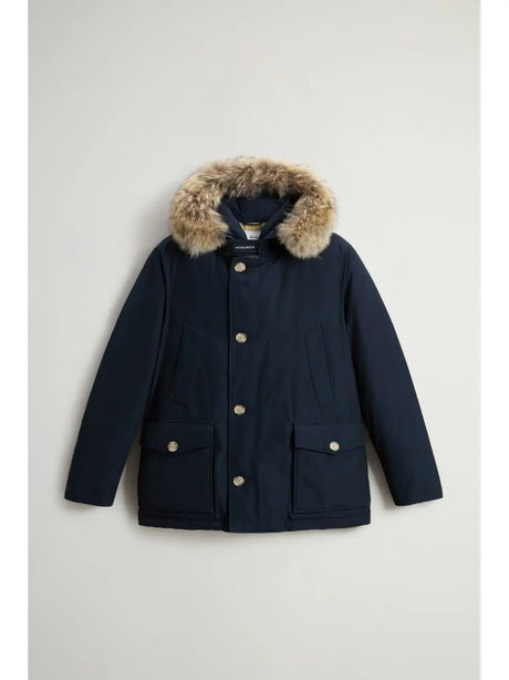 Giubbotto Woolrich ARCTIC DETACHABLE FUR ANORAK Uomo - Blu