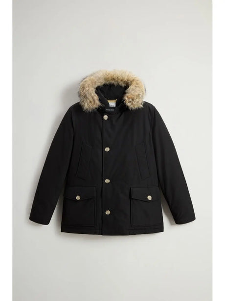 Giubbotto Woolrich ARCTIC DETACHABLE FUR ANORAK Uomo - Nero