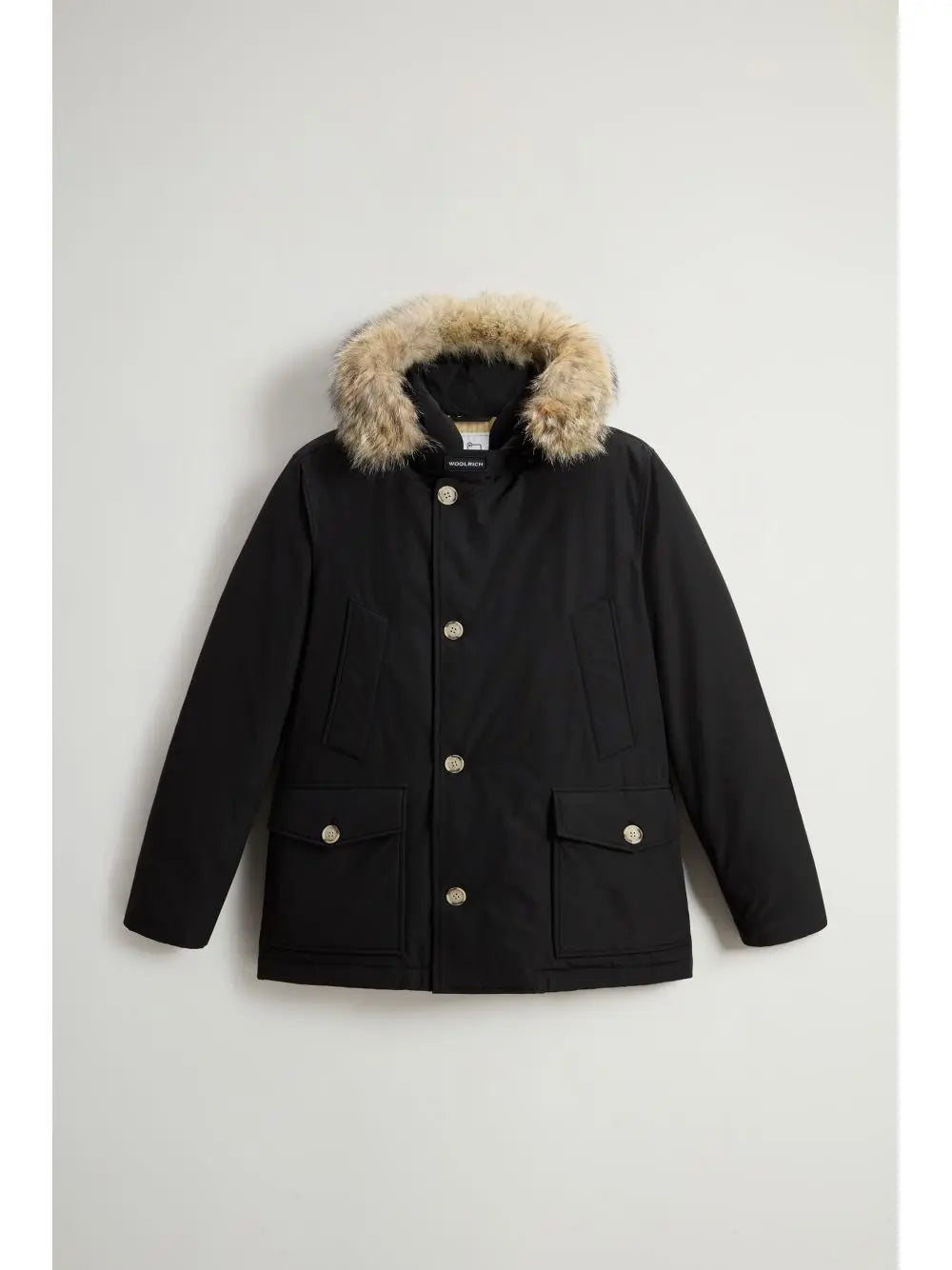 Giubbotto Woolrich ARCTIC DETACHABLE FUR ANORAK Uomo - Nero