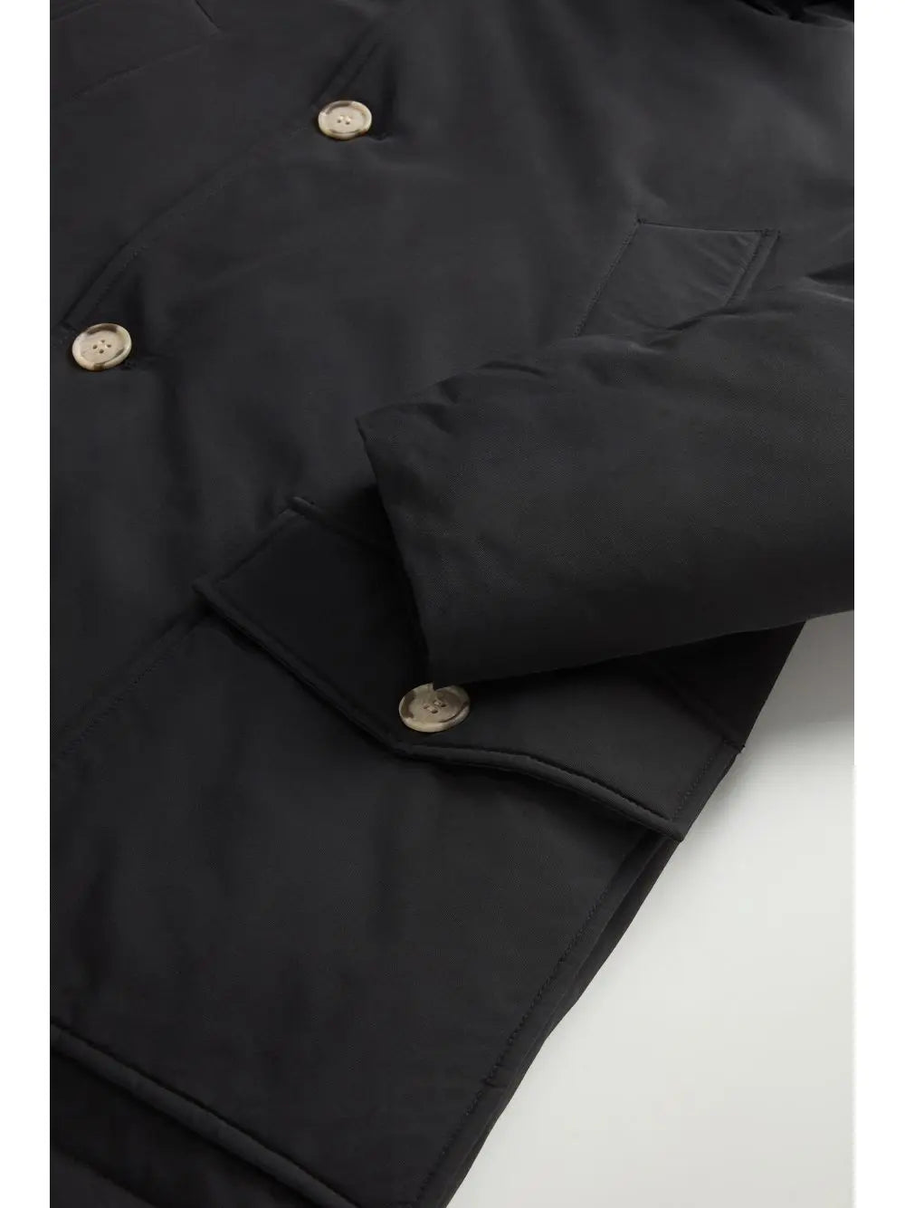 Giubbotto Woolrich ARCTIC DETACHABLE FUR ANORAK Uomo - Nero