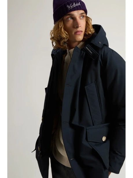 Giubbotto Woolrich ARCTIC DETACHABLE FUR PARKA Uomo - Blu