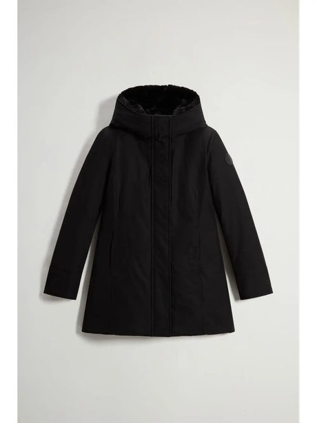 Giubbotto Woolrich BOULDER FAUX FUR PARKA Donna - Nero