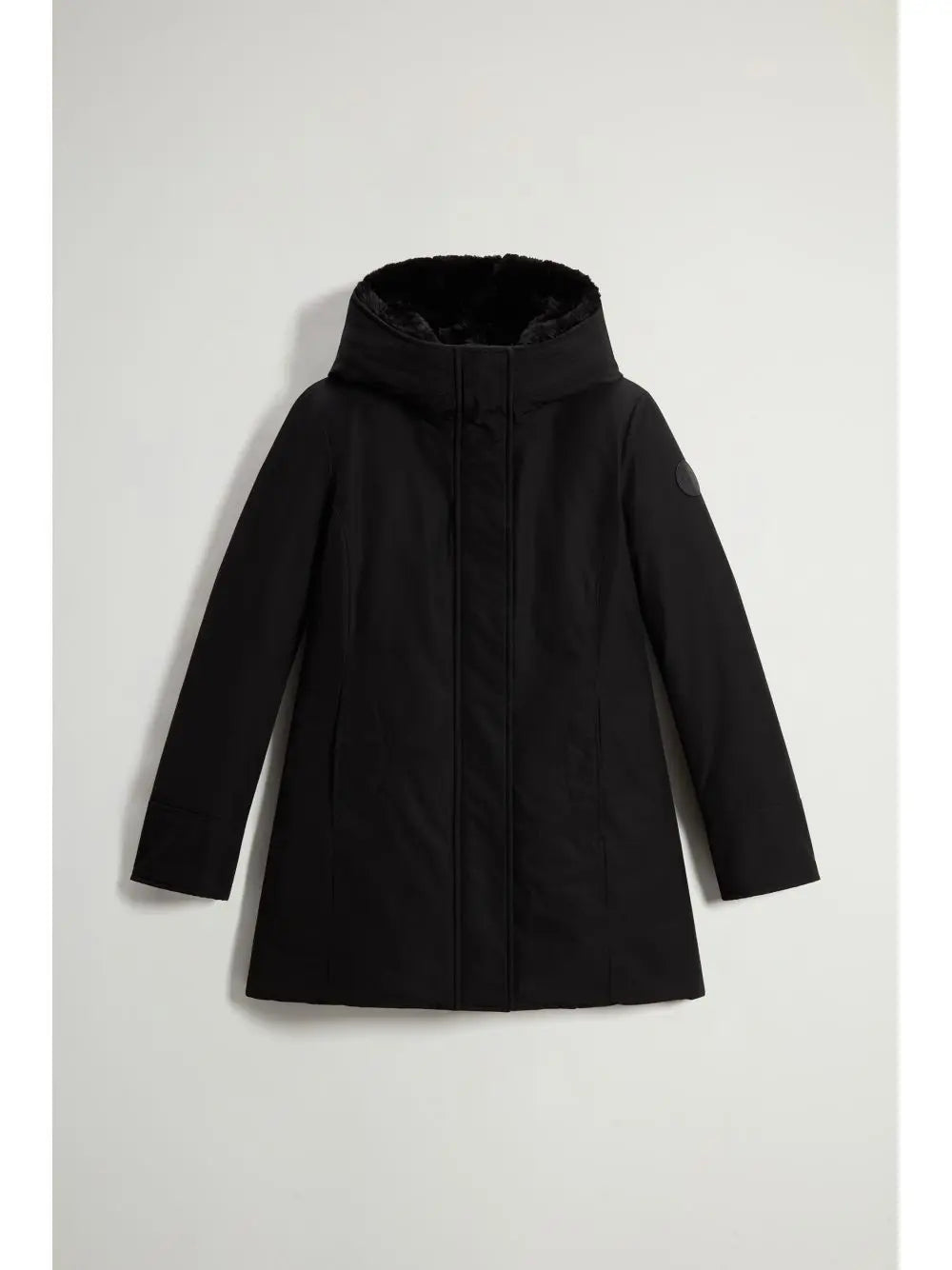 Giubbotto Woolrich BOULDER FAUX FUR PARKA Donna - Nero