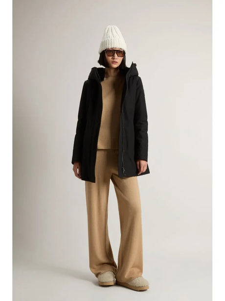 Giubbotto Woolrich BOULDER FAUX FUR PARKA Donna - Nero