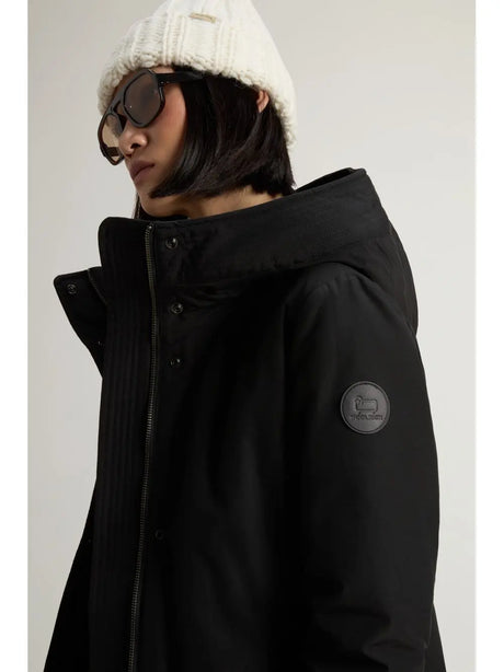 Giubbotto Woolrich BOULDER FAUX FUR PARKA Donna - Nero