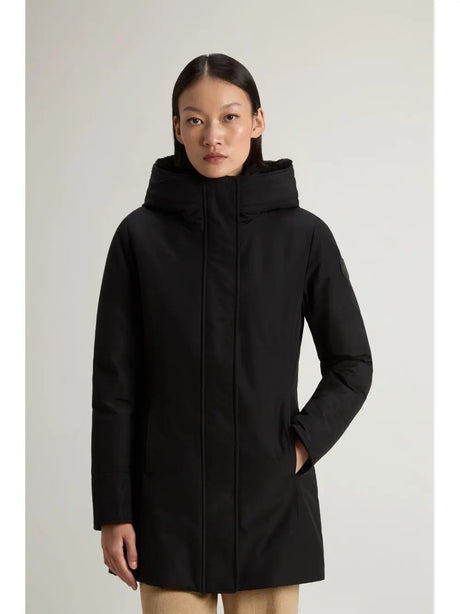 Giubbotto Woolrich BOULDER FAUX FUR PARKA Donna - Nero